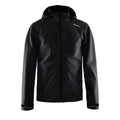 Black - Front - Craft Mens Light Waterproof Softshell Jacket