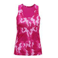 Camo Hot Pink - Front - Tri Dri Womens-Ladies Hexoflage Performance Sleeveless Vest