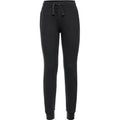 Black - Close up - Russell Womens-Ladies Authentic Jog Pants