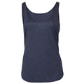Heather Navy - Front - Bella And Canvas Womens-Ladies Flowy Side Slit Sleeveless Tank Top
