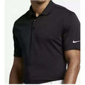 Black-Cool Grey - Back - Nike Mens Victory Polo Solid Shirt