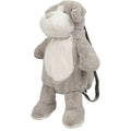 Light Grey - Back - Mumbles Childrens-Kids Zippie Dog Backpack