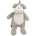 Light Grey - Front - Mumbles Childrens-Kids Zippie Dog Backpack