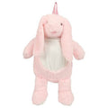 Pink - Front - Mumbles Childrens Girls Zippie Bunny Backpack