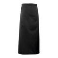 Black - Front - Premier Long Bar Apron - Workwear (Pack of 2)