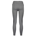 Grey Melange-Black - Back - Gamegear Womens Contrast Full Length Legging