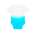 White-Surf Blue - Front - Babybugz Unisex Baby Dips Bodysuit