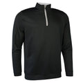 Black-Light Grey - Front - Glenmuir Mens g.Wick Long-Sleeved Midlayer