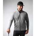 Light Grey-Black Marl - Back - Glenmuir Mens Elrick Performance Jacket