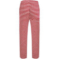 Red-White - Back - Skinni Fit Mens Lounge Pants