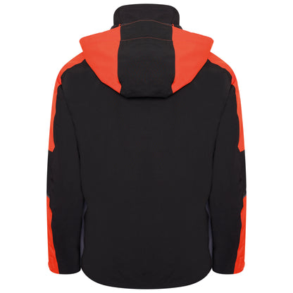 Amber Glow-Black - Back - Dare 2B Mens Emulate Waterproof Jacket