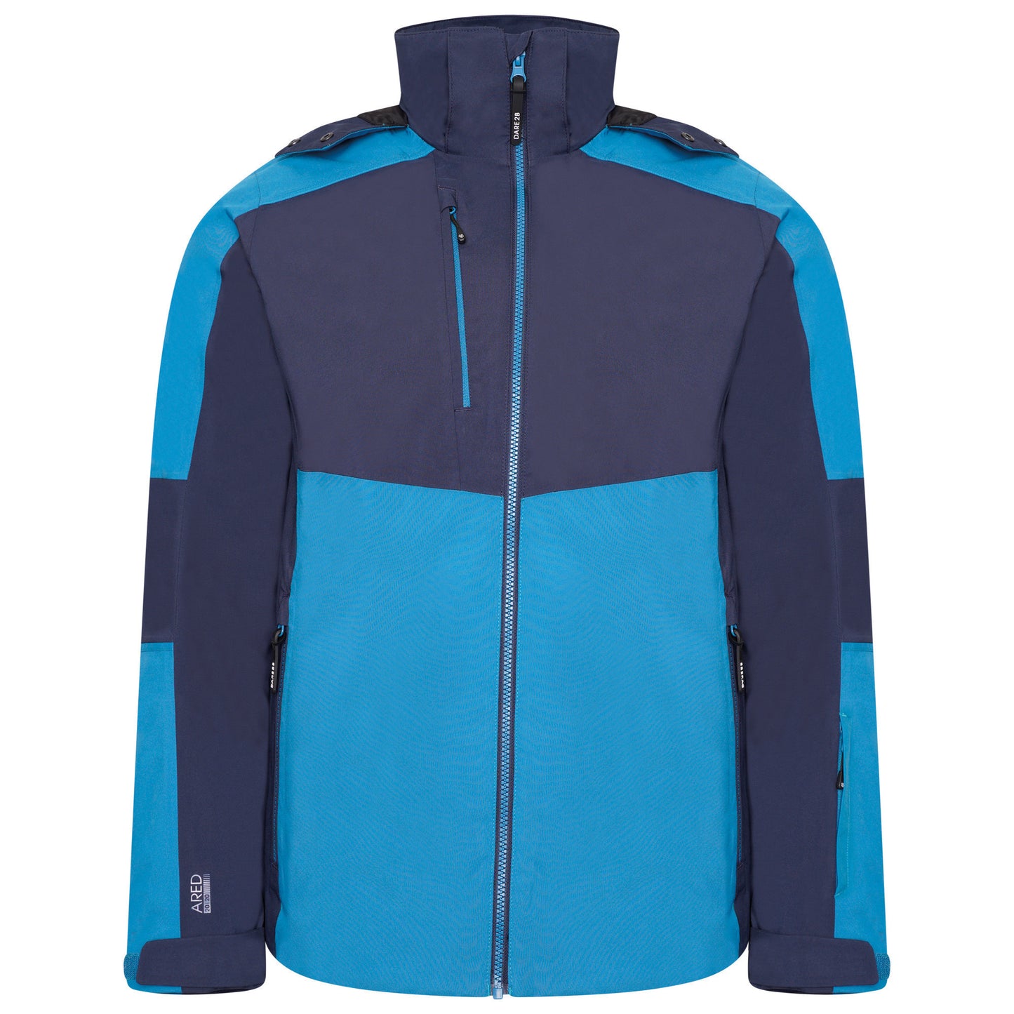 Dark Methyl Blue-Nightfall Navy - Front - Dare 2B Mens Emulate Waterproof Jacket