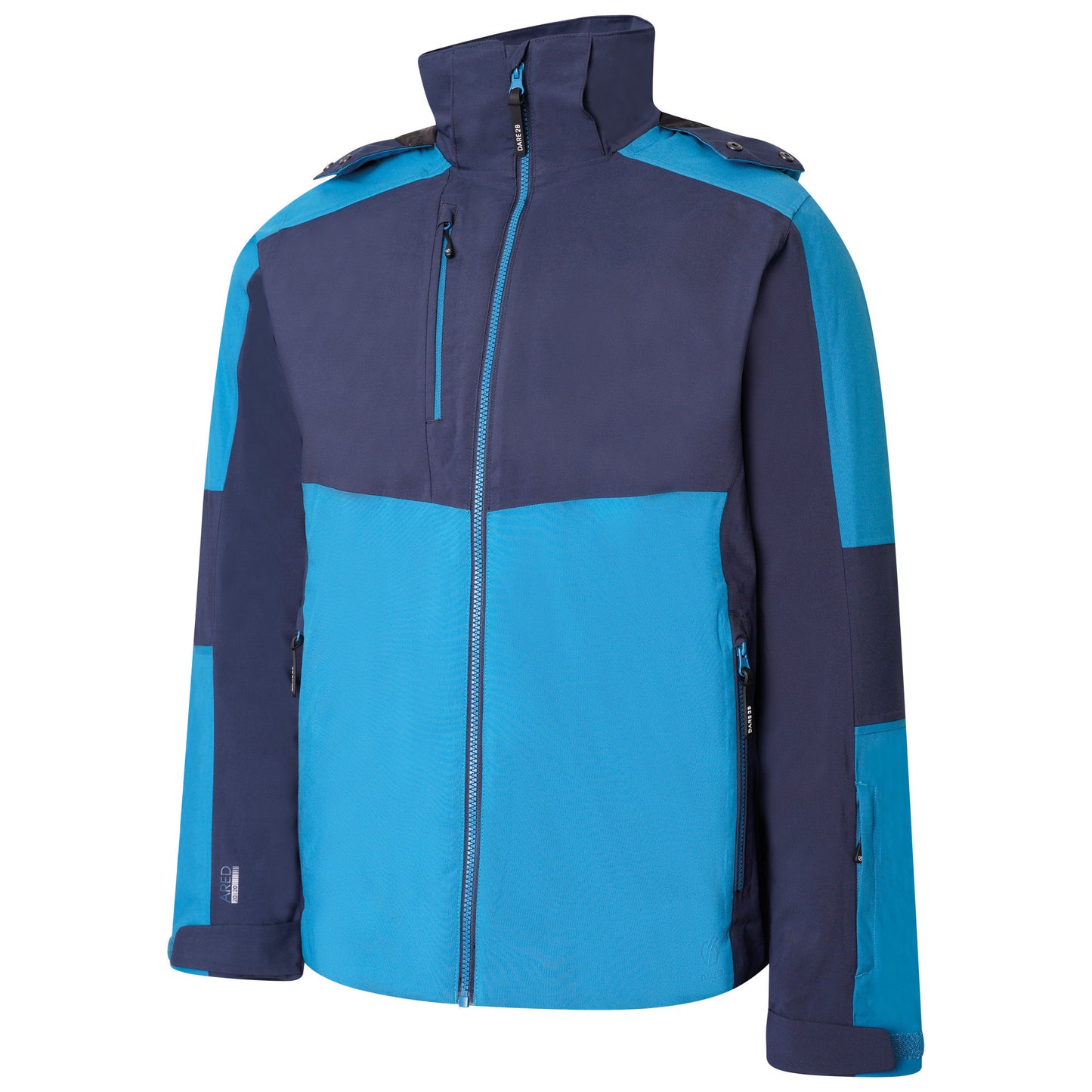 Dark Methyl Blue-Nightfall Navy - Side - Dare 2B Mens Emulate Waterproof Jacket