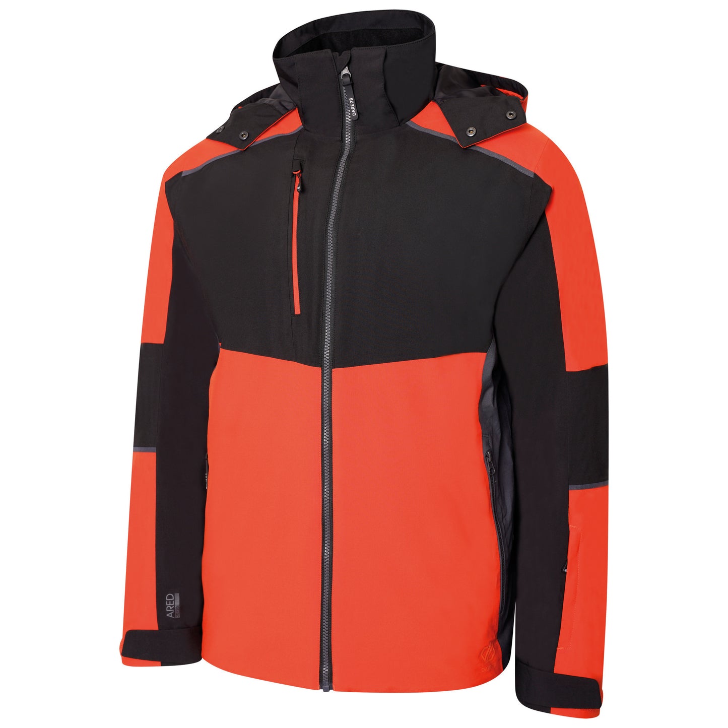 Amber Glow-Black - Side - Dare 2B Mens Emulate Waterproof Jacket