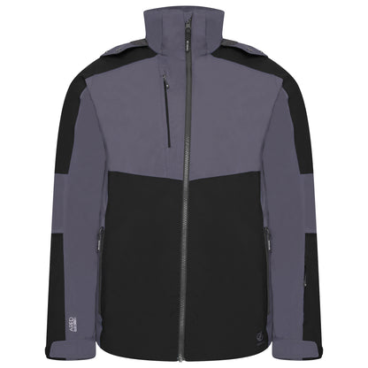 Black-Ebony Grey - Front - Dare 2B Mens Emulate Waterproof Jacket