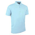 Paradise Blue - Front - Glenmuir Mens Deacon Performance Pique Polo Shirt