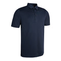 Navy - Front - Glenmuir Mens Silloth Performance Polo Shirt