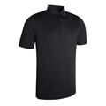 Black - Front - Glenmuir Mens Silloth Performance Polo Shirt
