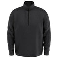 Caviar Shade Heather - Front - Callaway Mens Pull Over Waffle Knitted Sweatshirt
