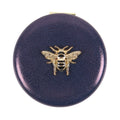 Purple-Gold - Front - Something Different Bee Compact Mirror