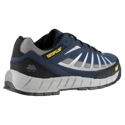 Navy Marine - Back - Caterpillar Mens Infrastructure Suede Safety Trainer