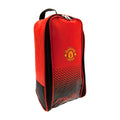 Red-Black - Front - Manchester United FC Official Crest Design Fade Sports Shoe Bag