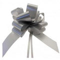 Silver - Front - Apac 50mm Pull Bows (Pack Of 20)