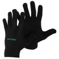 Black - Front - Celtic FC Unisex Official Knitted Football Crest Gloves