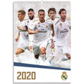 White-Blue - Front - Real Madrid CF A3 2020 Wall Calendar