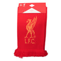 Red - Front - Liverpool FC Feather Scarf