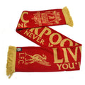 Red-Gold - Back - Liverpool FC Unisex Adult YNWA Winter Scarf