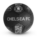 Black-White - Front - Chelsea FC Phantom Signature Football