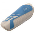 Sky Blue-White - Back - Manchester City FC Childrens-Kids Slip-In Shin Guards
