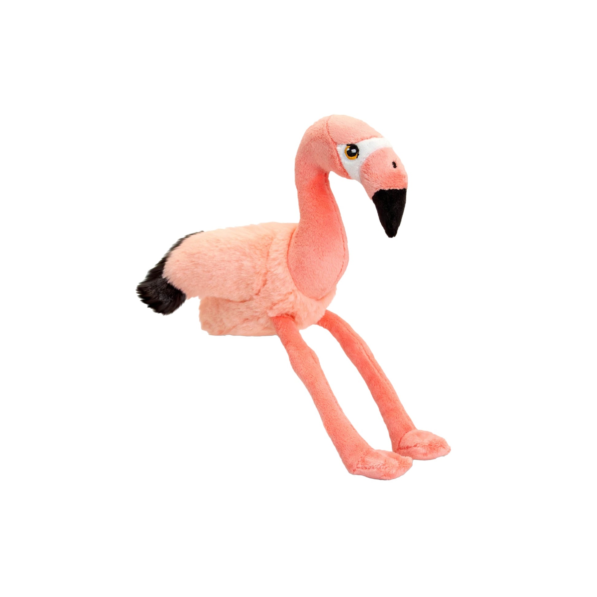 Pink-Black - Front - Keel Toys Flamingo Plush Toy