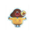Yellow-Blue-Brown - Front - Hey Duggee Shaped Cushion
