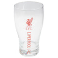 Clear-Red - Front - Liverpool FC Official Football Crest Pint Glass