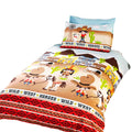 Multicoloured - Front - Wild West Childrens-Boys Single Duvet Cover Bedding Set