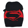 Black-Red - Front - Batman V Superman Childrens-Boys Official Roll Down Hat