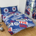 Blue-Red-White - Front - Rangers FC Glasgow Duvet Cover Set