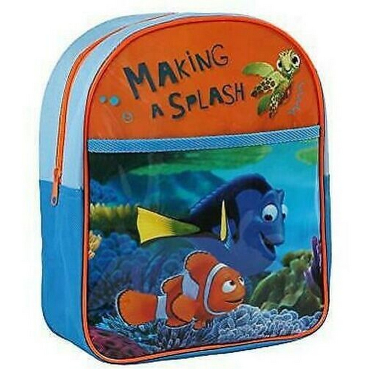 Orange-Blue - Back - Finding Nemo Making A Splash Backpack