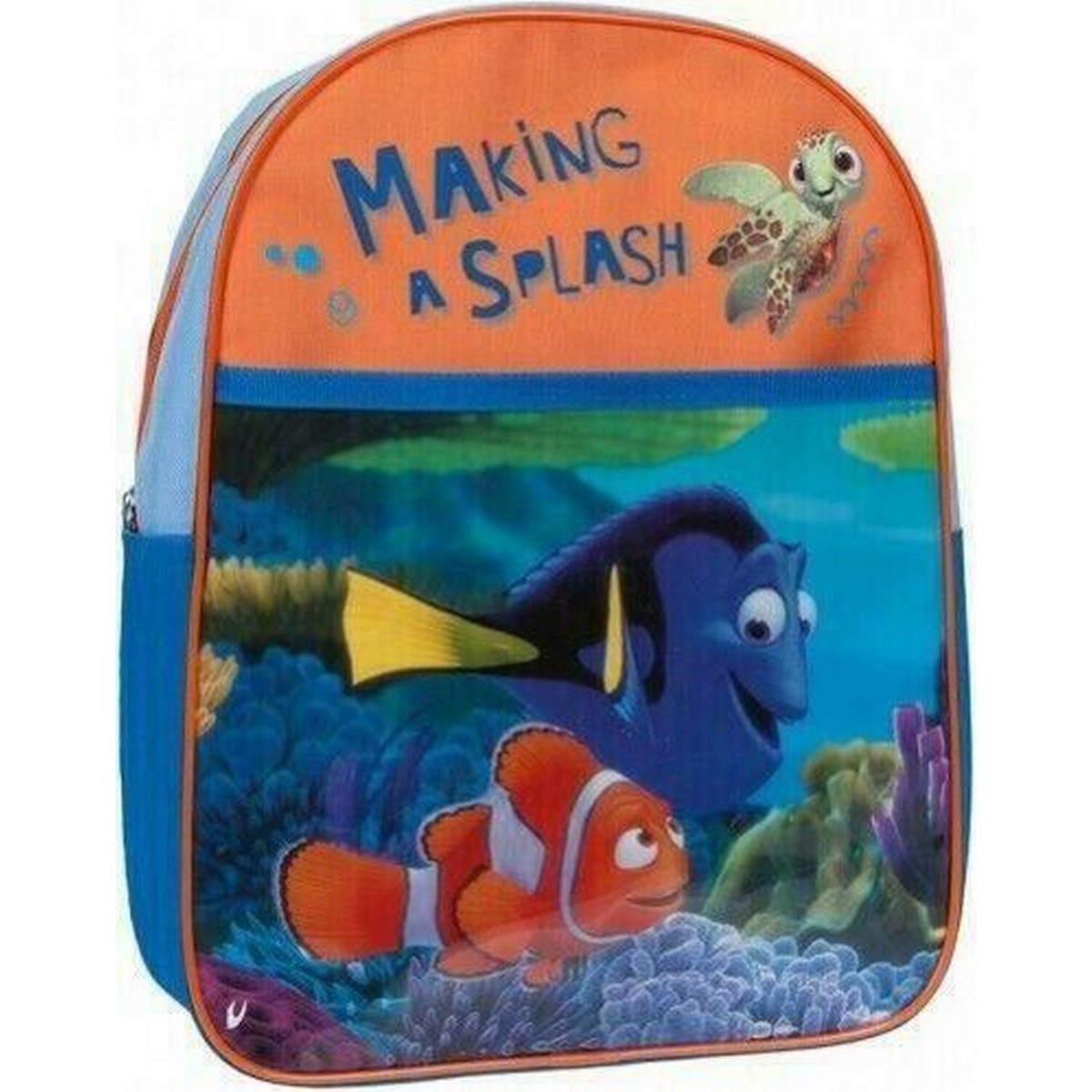 Orange-Blue - Front - Finding Nemo Making A Splash Backpack