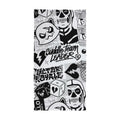 White-Black - Front - Fortnite Fanzine Cotton Towel