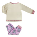 Pink-Yellow - Back - 101 Dalmatians Baby Girls Character Long Pyjama Set
