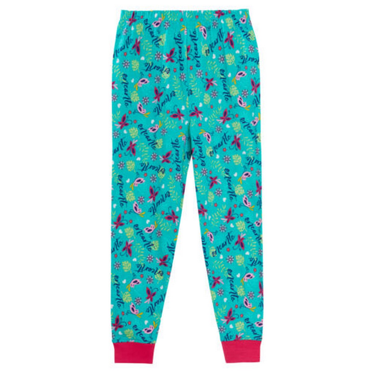 Red-Blue - Side - Encanto Girls Mirabel Long Pyjama Set