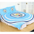 Multicoloured - Back - Manchester City FC Pulse Duvet Set