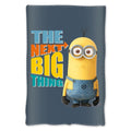 Grey - Front - Despicable Me Childrens-Kids Minions Fleece Throw Blanket