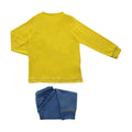Yellow-Blue - Back - Minions Boys Stuart Pyjama Set