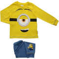 Yellow-Blue - Front - Minions Boys Stuart Pyjama Set