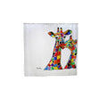 White - Front - Croydex Francie & Josie Giraffe Print Shower Curtain