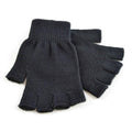 Black - Front - Laltex Mens Magic Fingerless Gloves